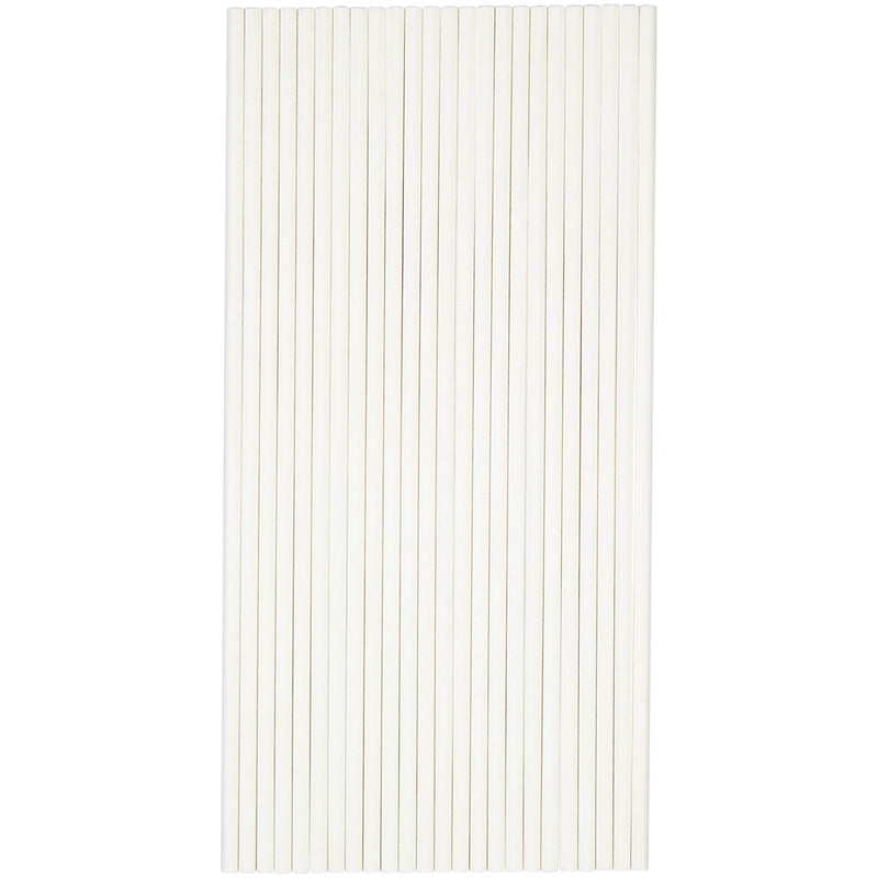 Lollipop & Cake Pop Stick, White, 8-in, 25-pk, for Baking/Cake Decoration J3R4