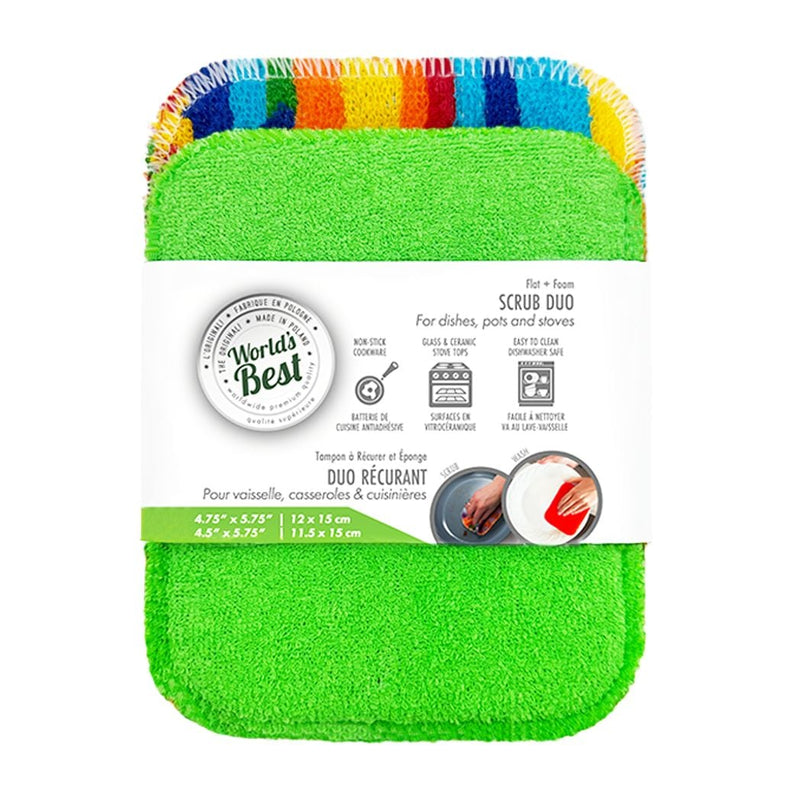 Best Foam Pot Scrubber, Washable, 2-pk H5B5