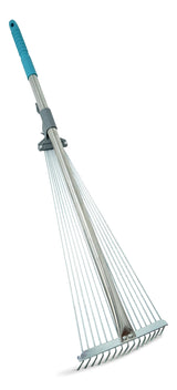 7 to 21-in Wide Metal Adjustable-Tine Telescopic Leaf Rake, 32 to 63-in Aluminum Shaft M6A6 - product image 2