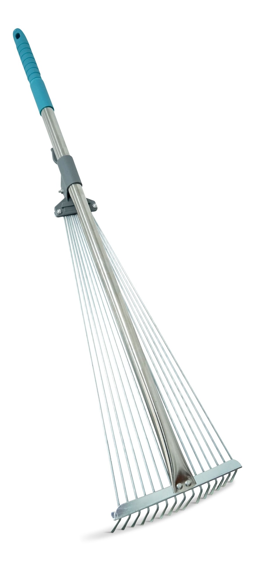 7 to 21-in Wide Metal Adjustable-Tine Telescopic Leaf Rake, 32 to 63-in Aluminum Shaft M6A6 - product image 2