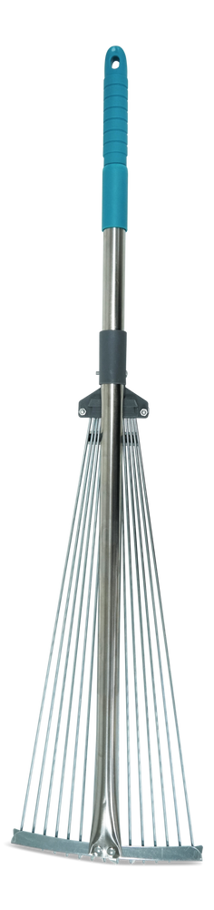 7 to 21-in Wide Metal Adjustable-Tine Telescopic Leaf Rake, 32 to 63-in Aluminum Shaft M6A6 - product image 3