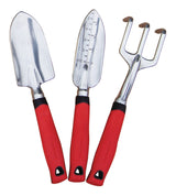 Aluminium Garden Tool Set with Rubber Handles, Assorted Colours, 3-pc C9N6 - product image 1